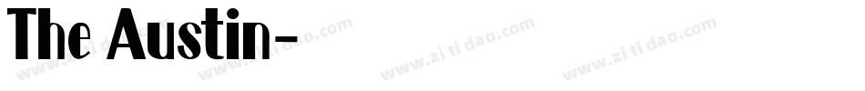 The Austin字体转换